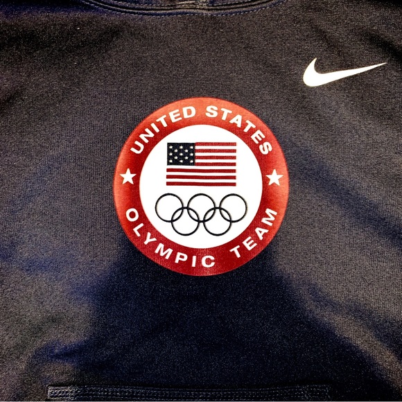Kids Nike US Olympic Team hoodie with shoulder patch, M - Picture 2 of 5